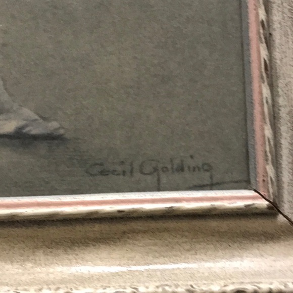 Vintage Cecil Golding Signed Ballet framed print 9 x 7.5 -in - Picture 4 of 11